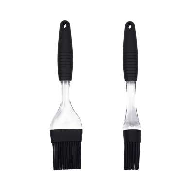 Heat-Resistant 2 Piece Set Silicone Basting Brushes & Pastry Brush Set for Cooking, Baking & Grilling