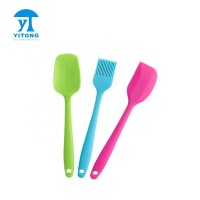 Silicone Spatula and Brush Set- Heat-resistant Non-Stick Flexible Kitchen Essential Gadget for Baking, Cooking, Icing