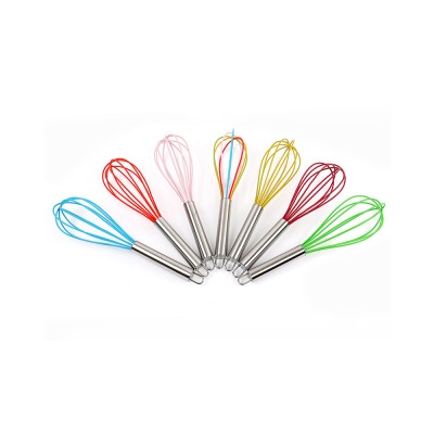 hot-selling cheap kitchen egg whisks with stainless steel handle