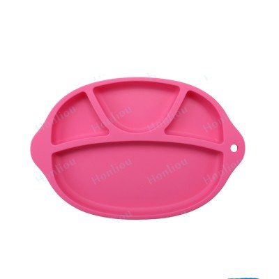 Silicone Baby Food Plate Placemat,Durable Suction Kids Table Mat