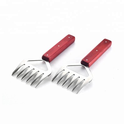 304 Stainless Steel Tear meat tools BBQ home kitchen cooking tool the claw meat shredder