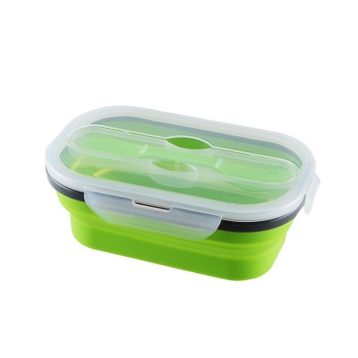 Food grade Silicone collapsible Lunch Box